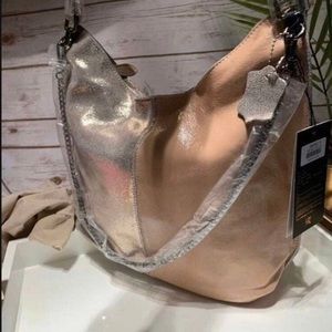 Platinum Sunrise Peach Glam Purse